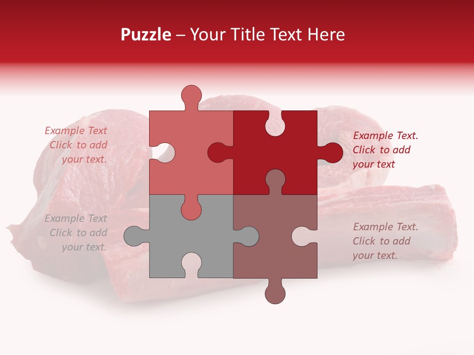 Lamb Portion Color PowerPoint Template