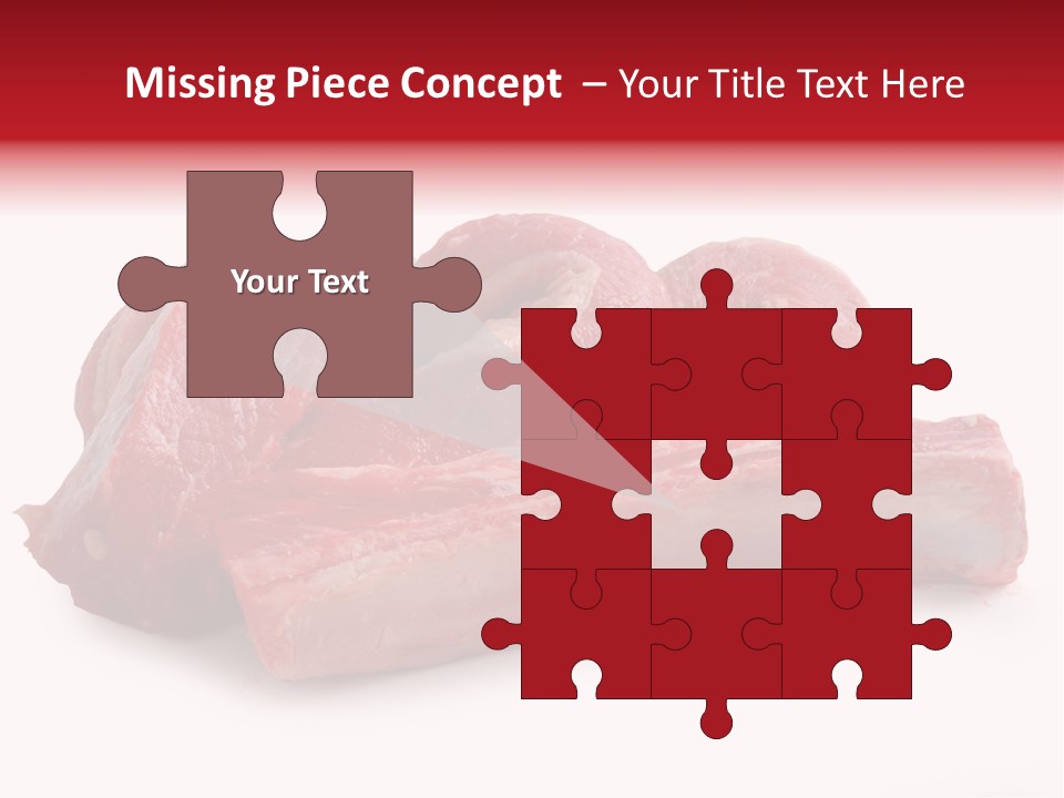 Lamb Portion Color PowerPoint Template