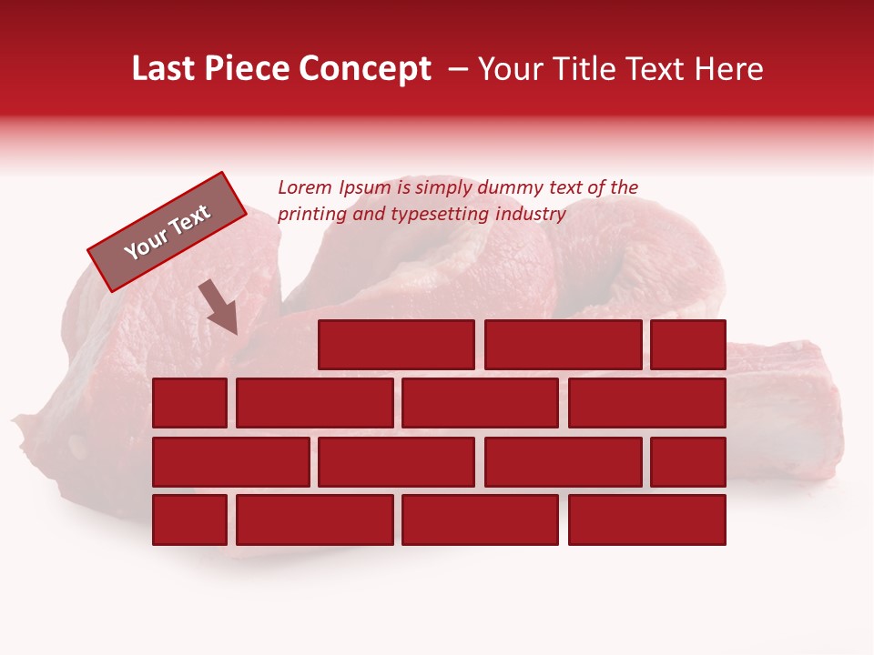 Lamb Portion Color PowerPoint Template