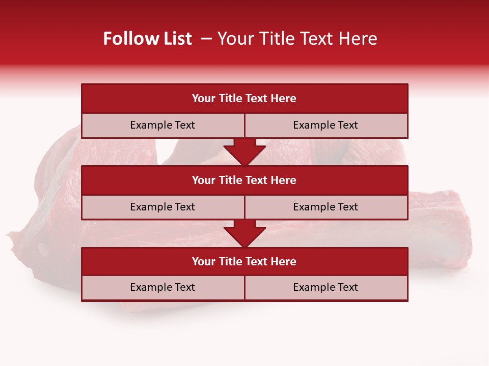 Lamb Portion Color PowerPoint Template