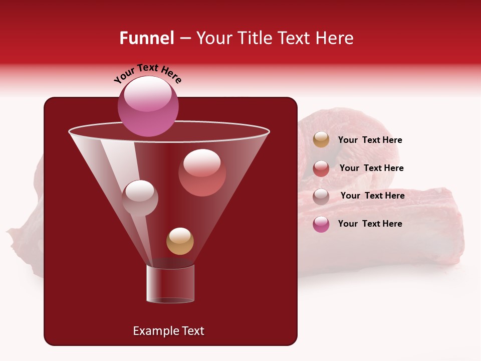 Lamb Portion Color PowerPoint Template