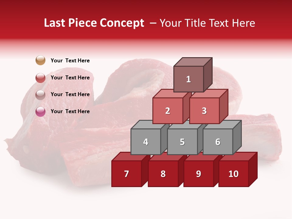 Lamb Portion Color PowerPoint Template