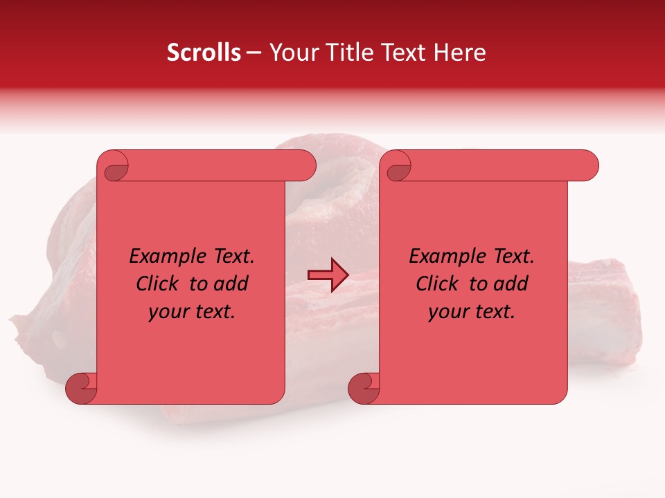 Lamb Portion Color PowerPoint Template