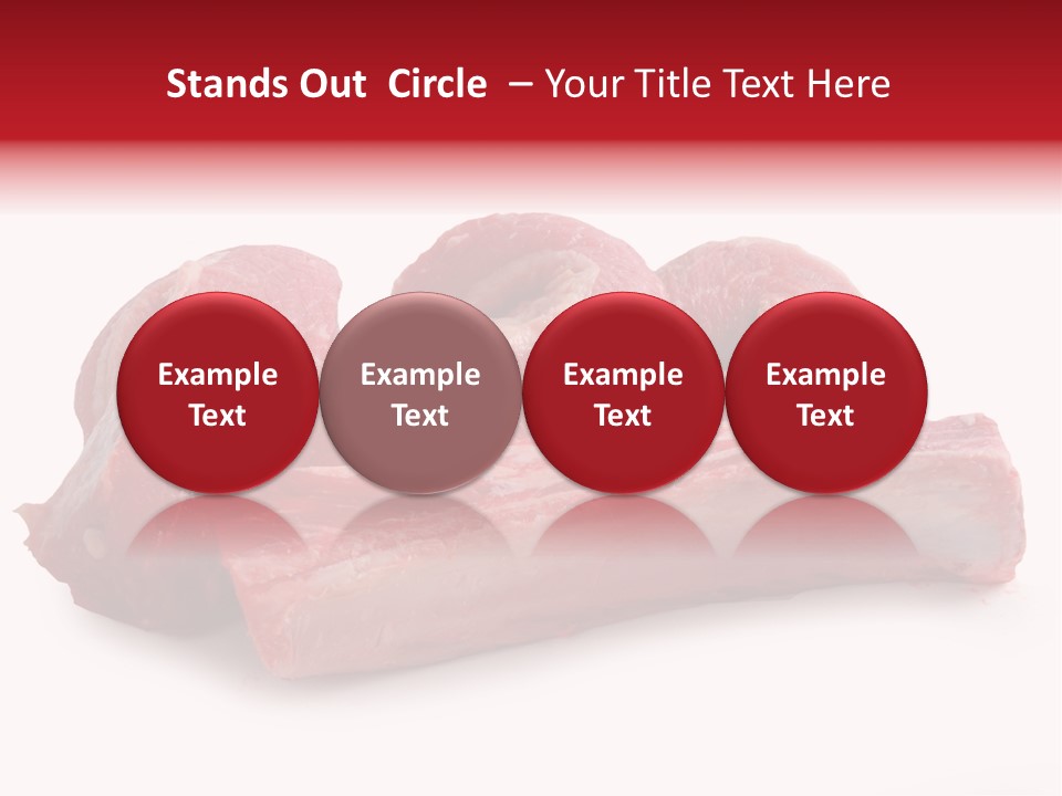 Lamb Portion Color PowerPoint Template