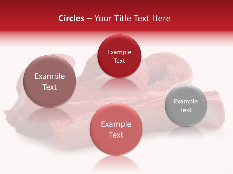 Lamb Portion Color PowerPoint Template