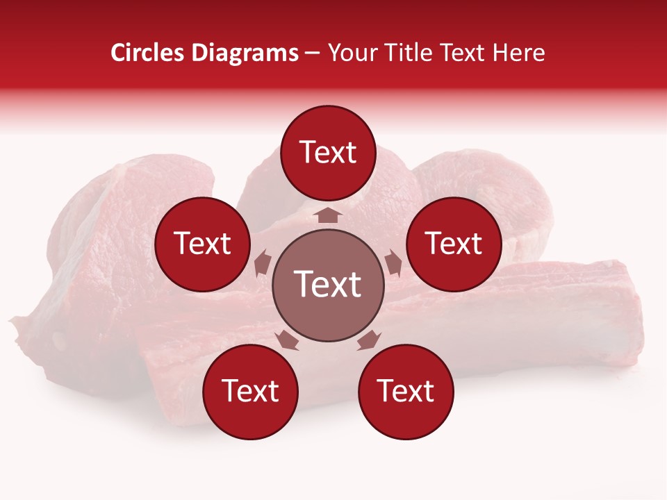 Lamb Portion Color PowerPoint Template