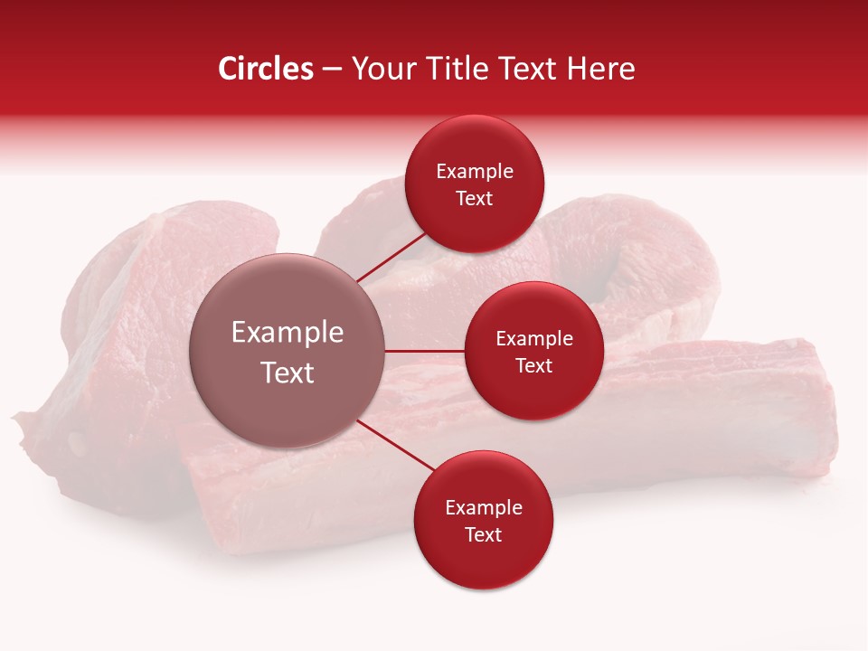 Lamb Portion Color PowerPoint Template