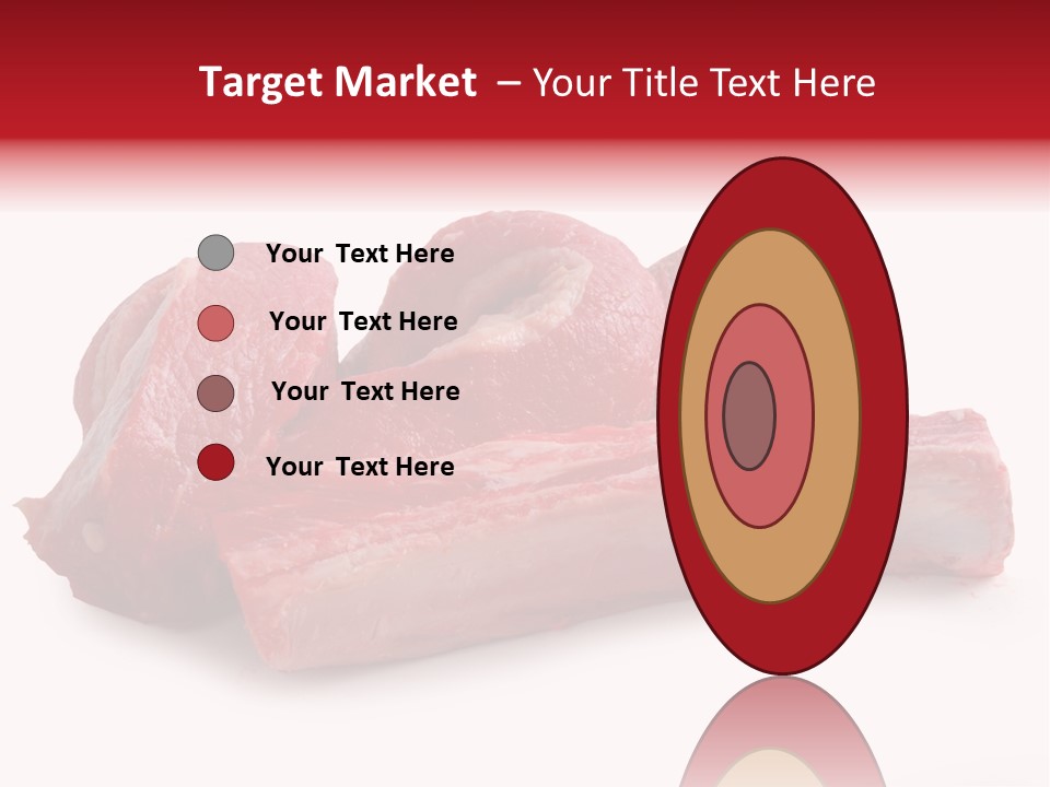 Lamb Portion Color PowerPoint Template