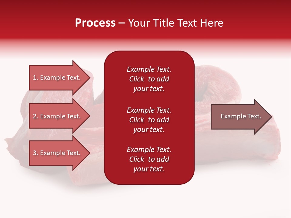 Lamb Portion Color PowerPoint Template