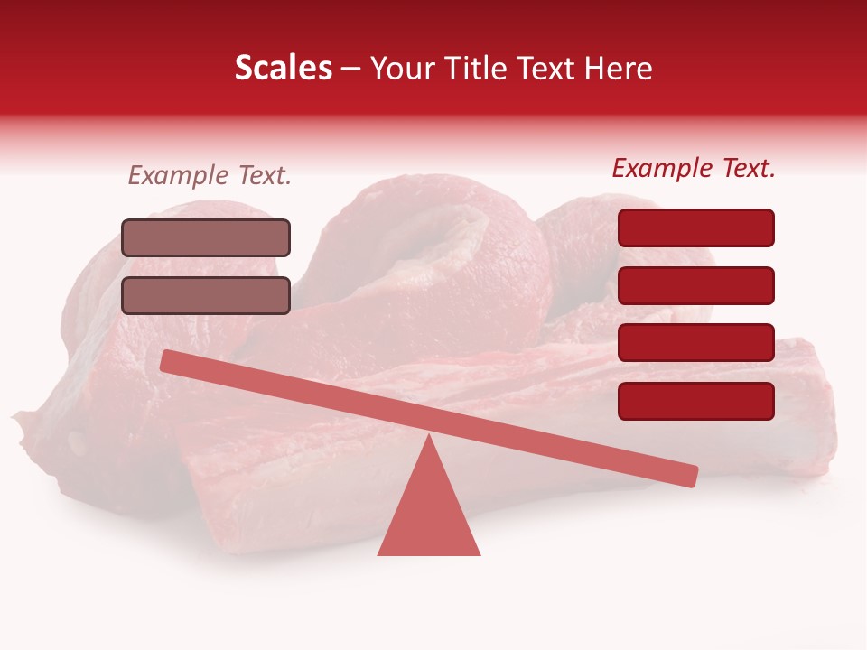 Lamb Portion Color PowerPoint Template