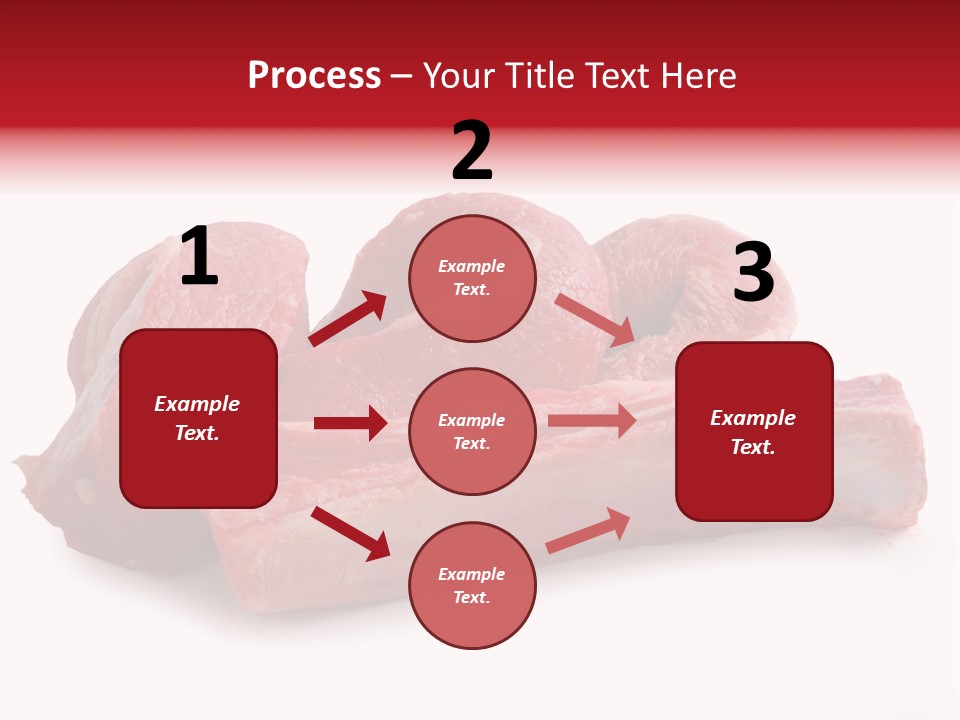 Lamb Portion Color PowerPoint Template