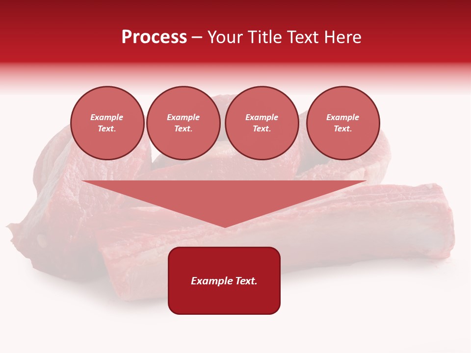 Lamb Portion Color PowerPoint Template