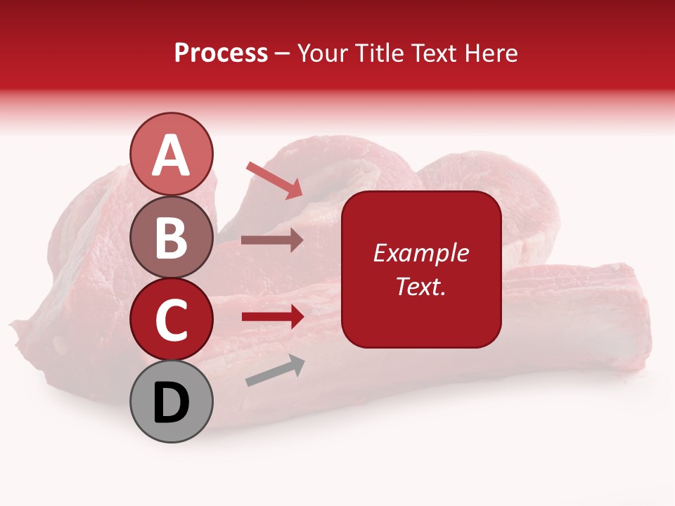 Lamb Portion Color PowerPoint Template