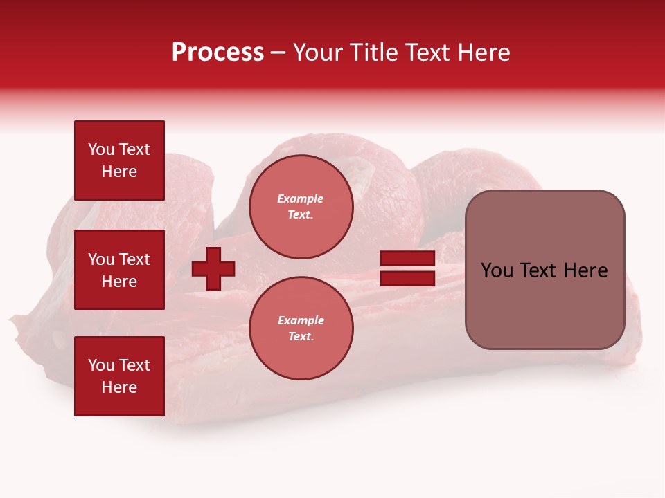 Lamb Portion Color PowerPoint Template