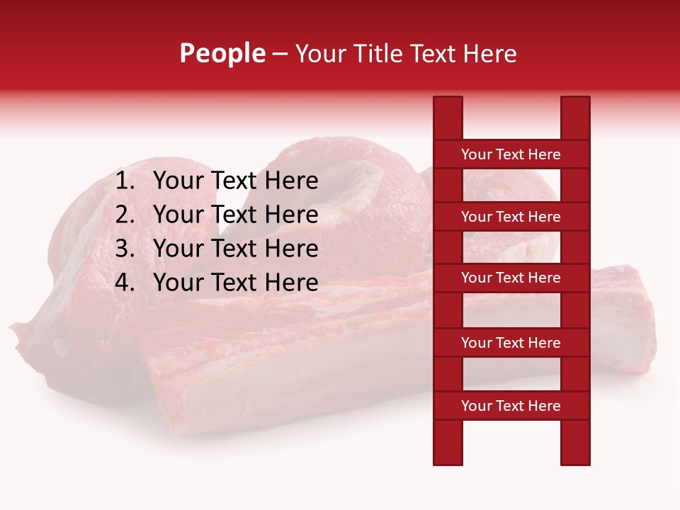 Lamb Portion Color PowerPoint Template