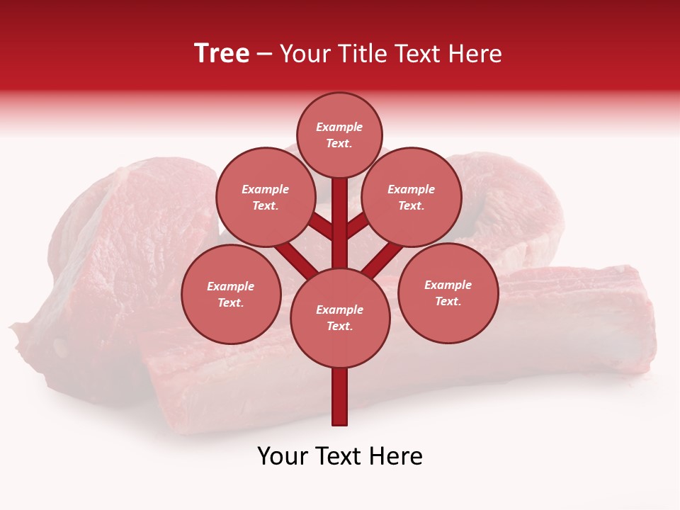 Lamb Portion Color PowerPoint Template