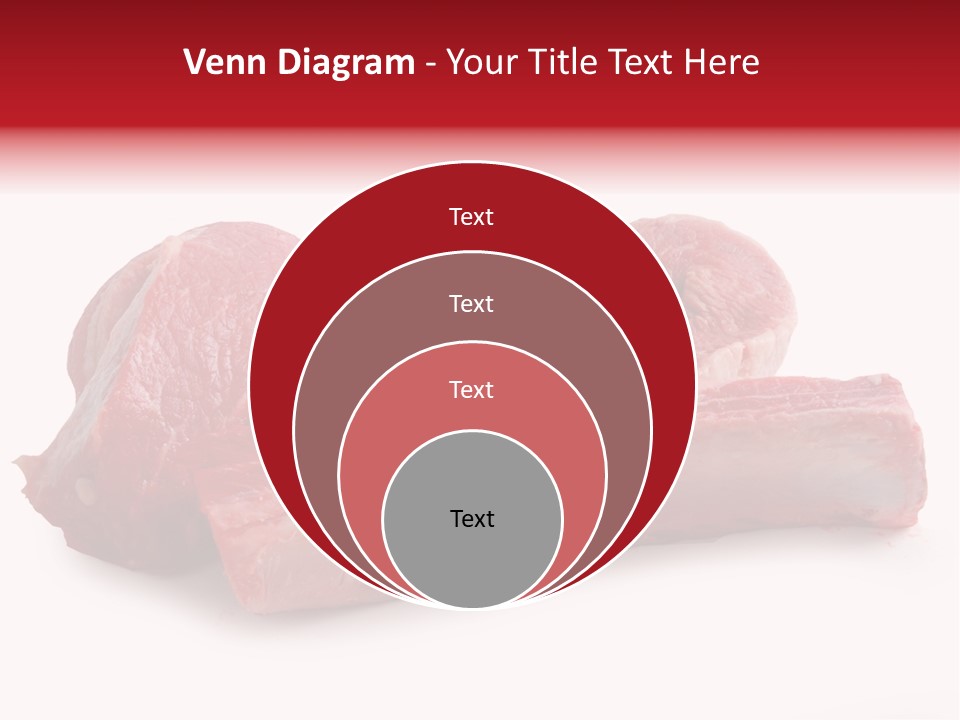 Lamb Portion Color PowerPoint Template