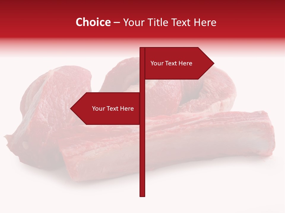 Lamb Portion Color PowerPoint Template