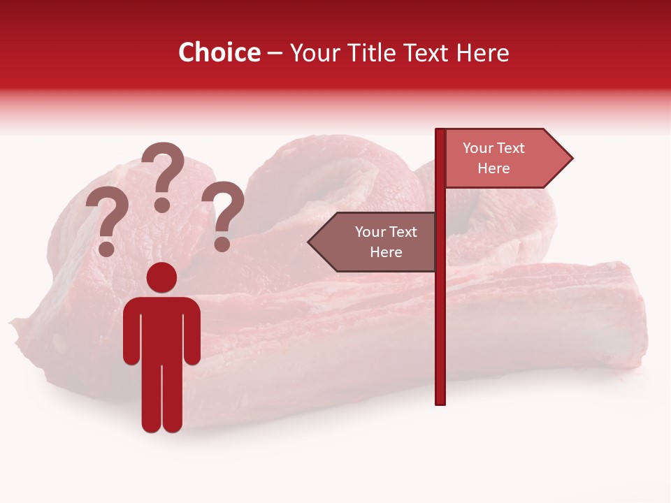 Lamb Portion Color PowerPoint Template