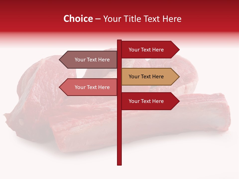 Lamb Portion Color PowerPoint Template