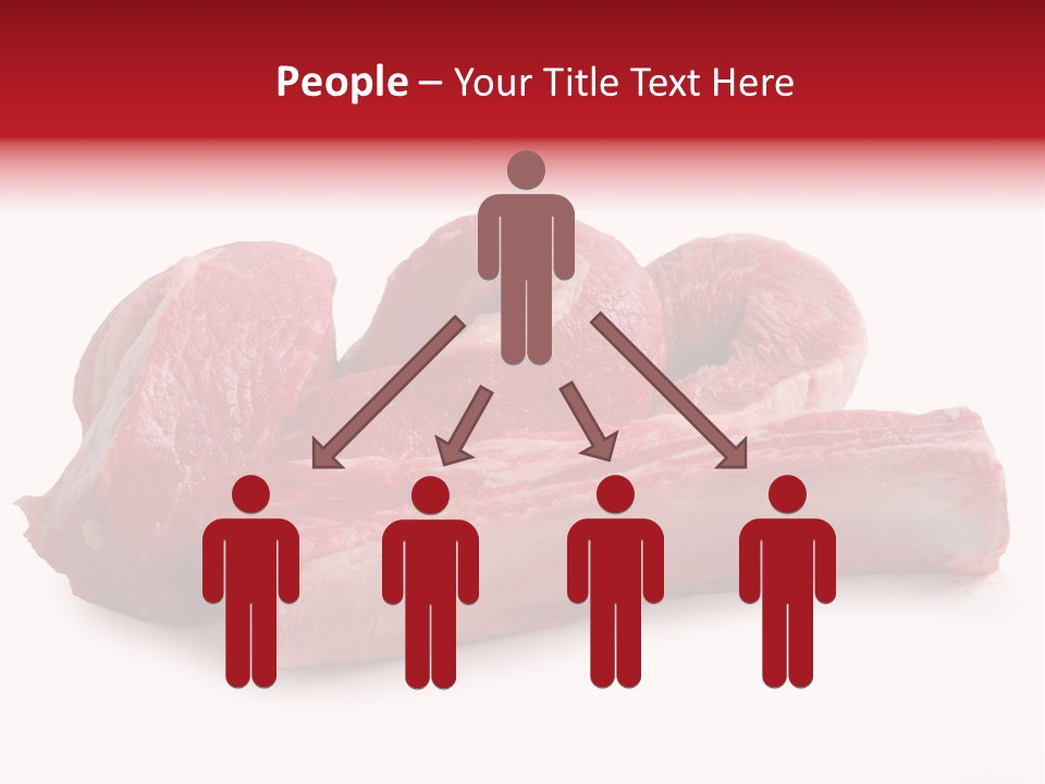 Lamb Portion Color PowerPoint Template