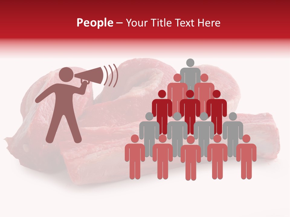 Lamb Portion Color PowerPoint Template