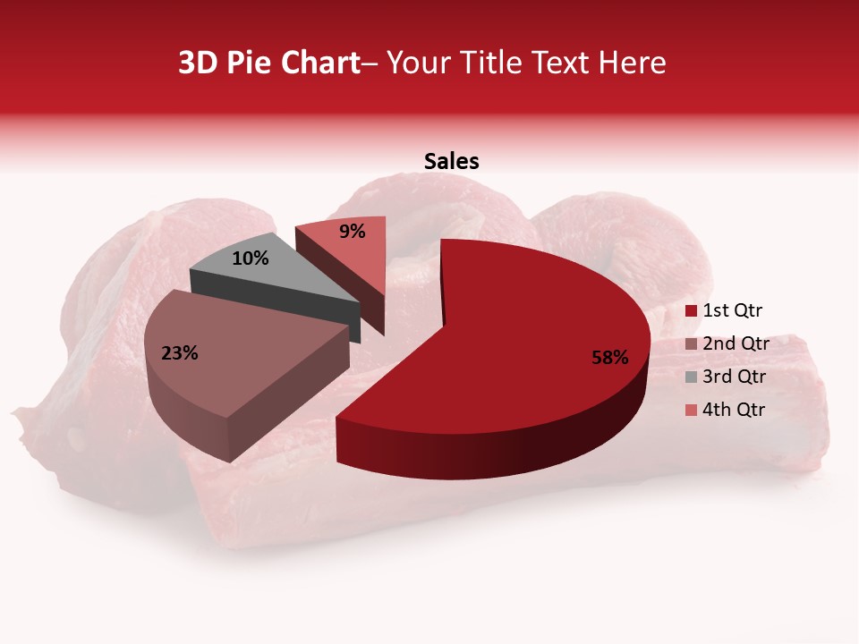 Lamb Portion Color PowerPoint Template