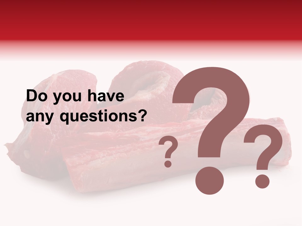 Lamb Portion Color PowerPoint Template