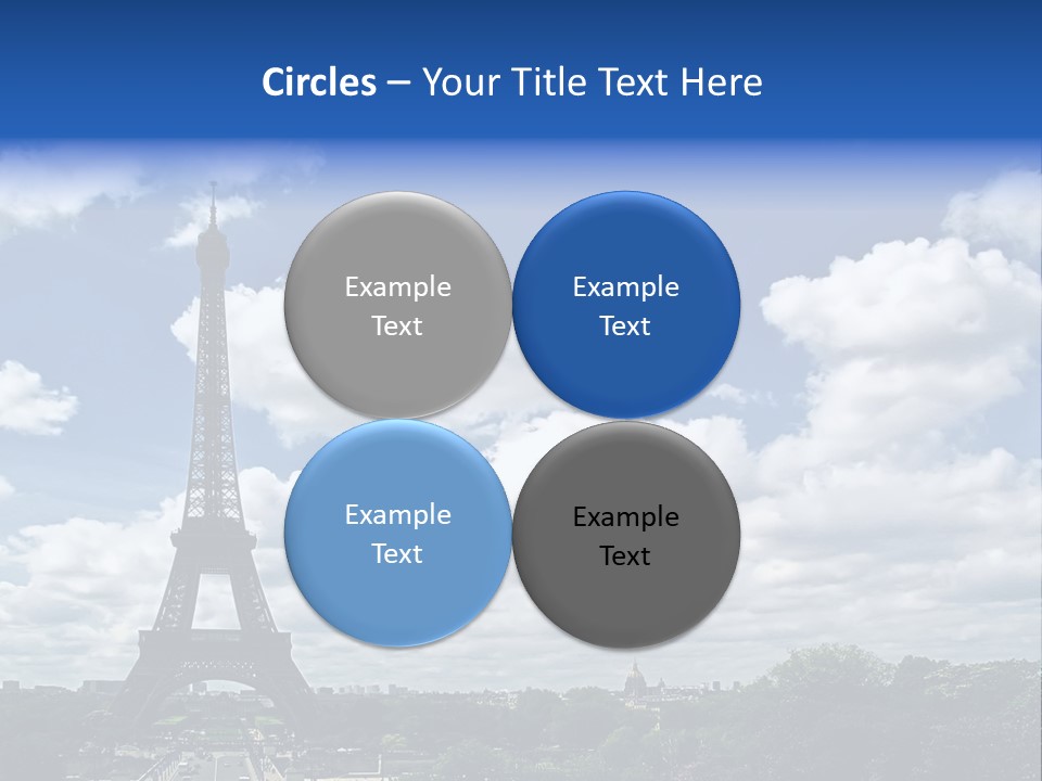 History View Paris PowerPoint Template