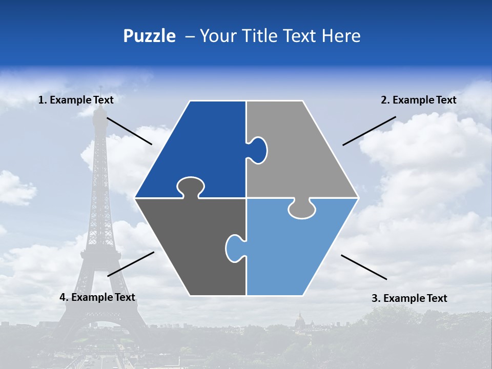 History View Paris PowerPoint Template