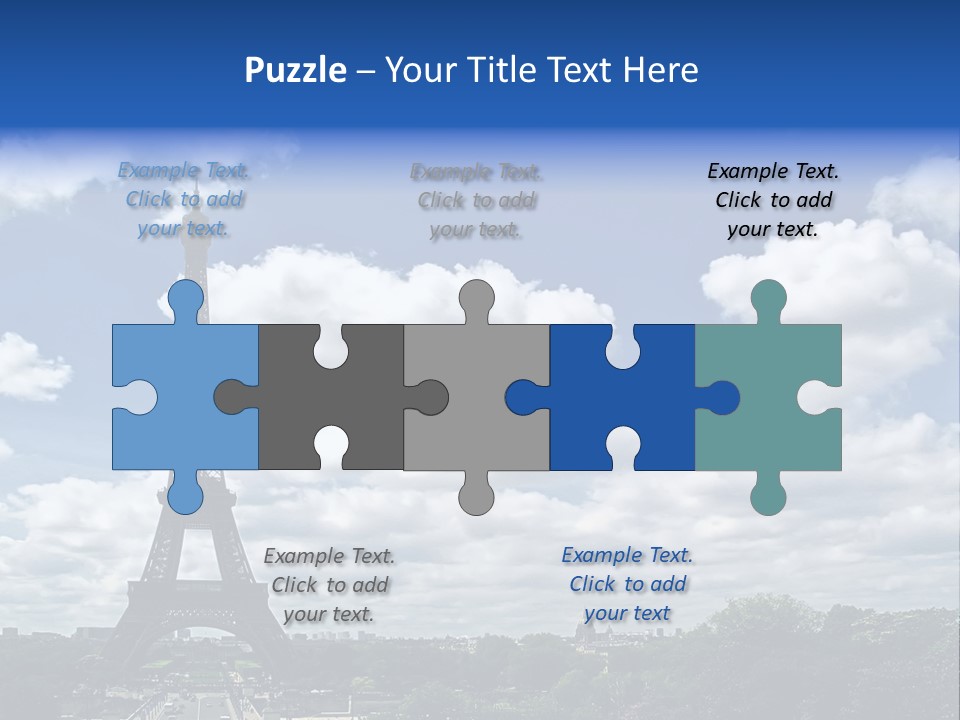 History View Paris PowerPoint Template