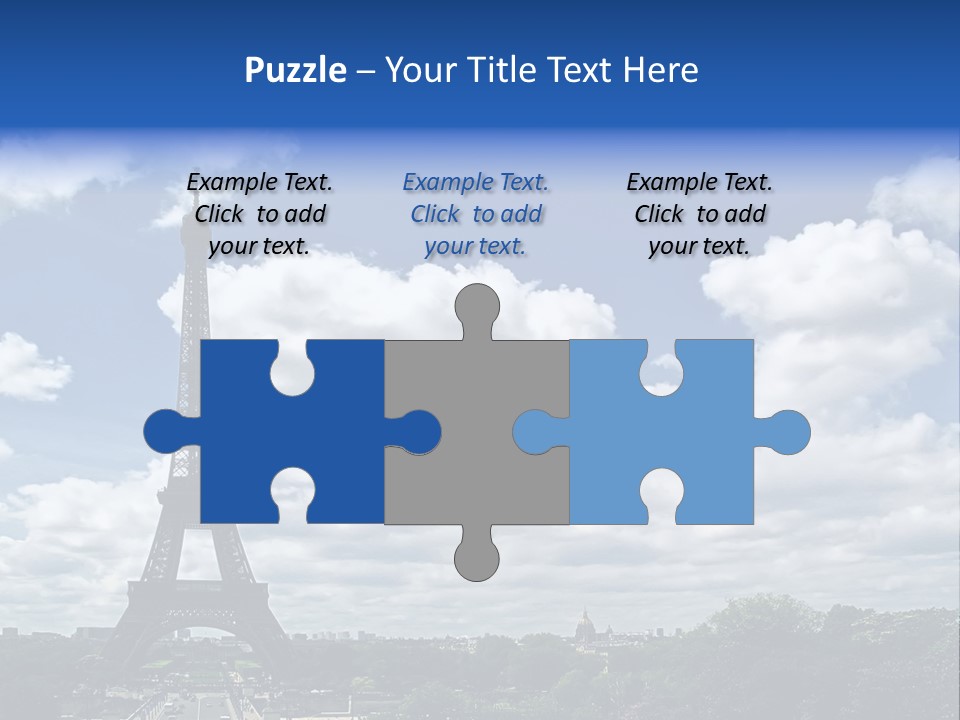 History View Paris PowerPoint Template