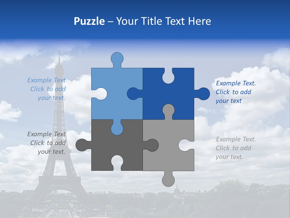 History View Paris PowerPoint Template