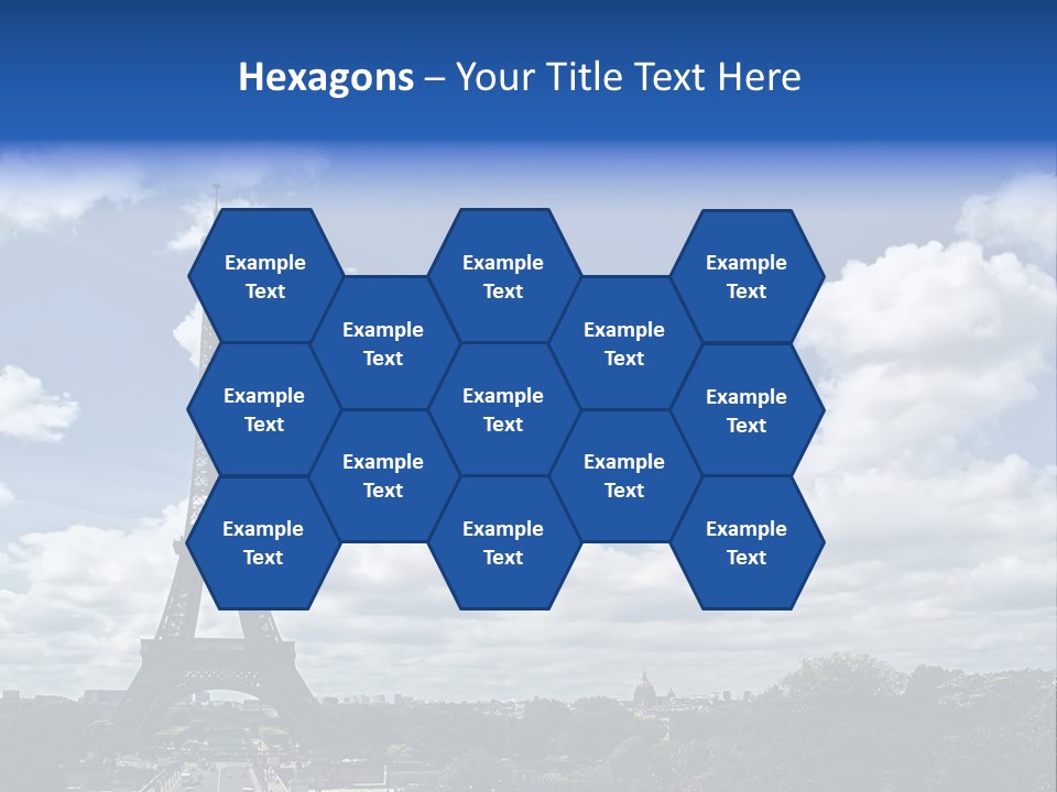 History View Paris PowerPoint Template