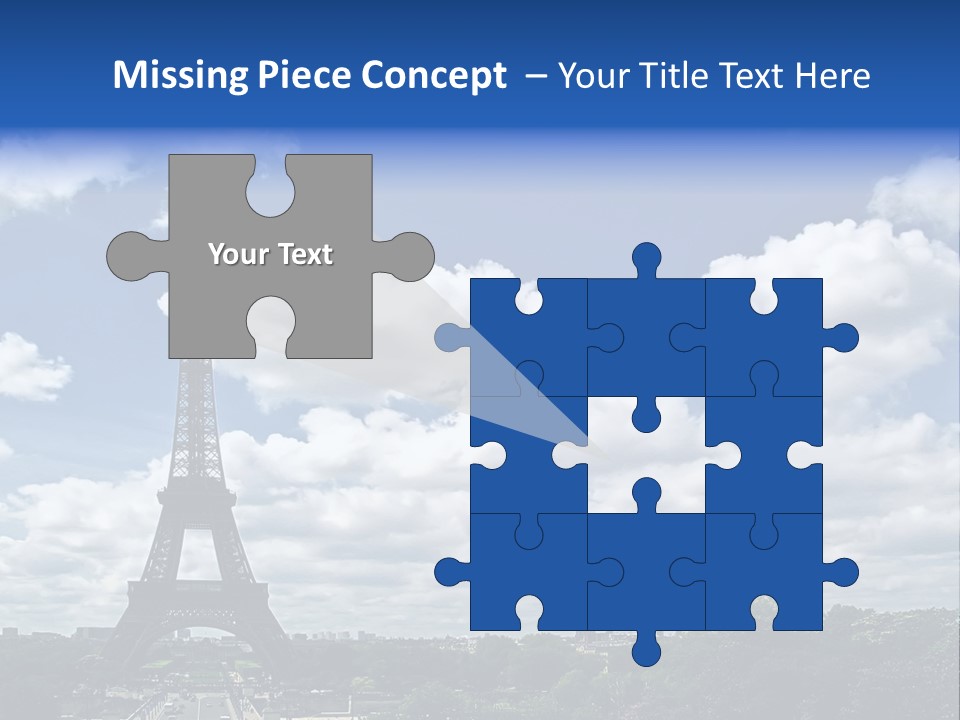 History View Paris PowerPoint Template