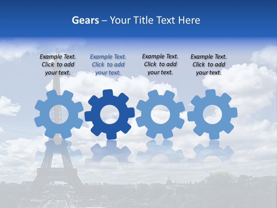 History View Paris PowerPoint Template