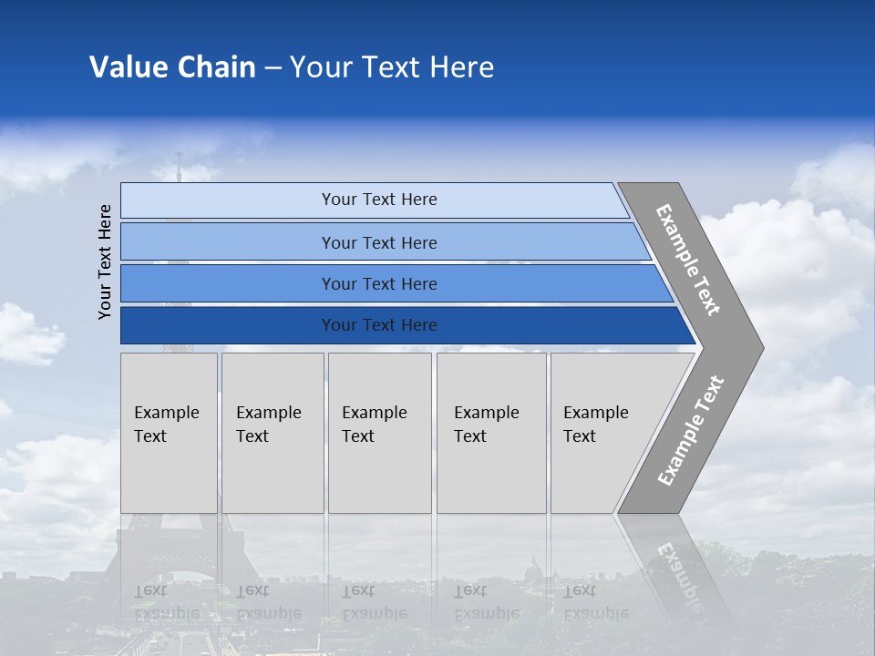 History View Paris PowerPoint Template