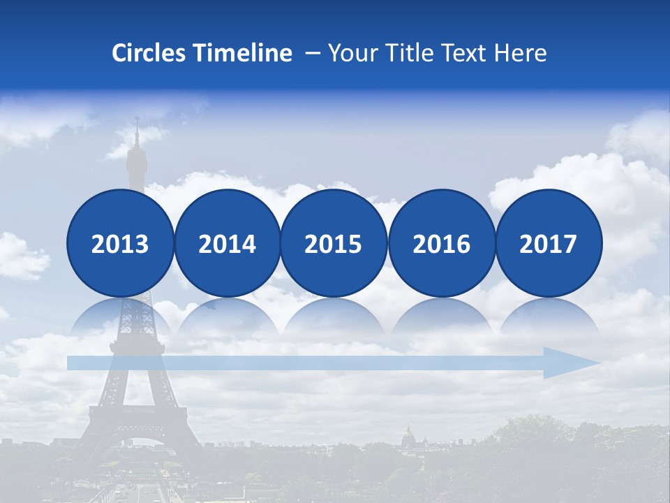 History View Paris PowerPoint Template