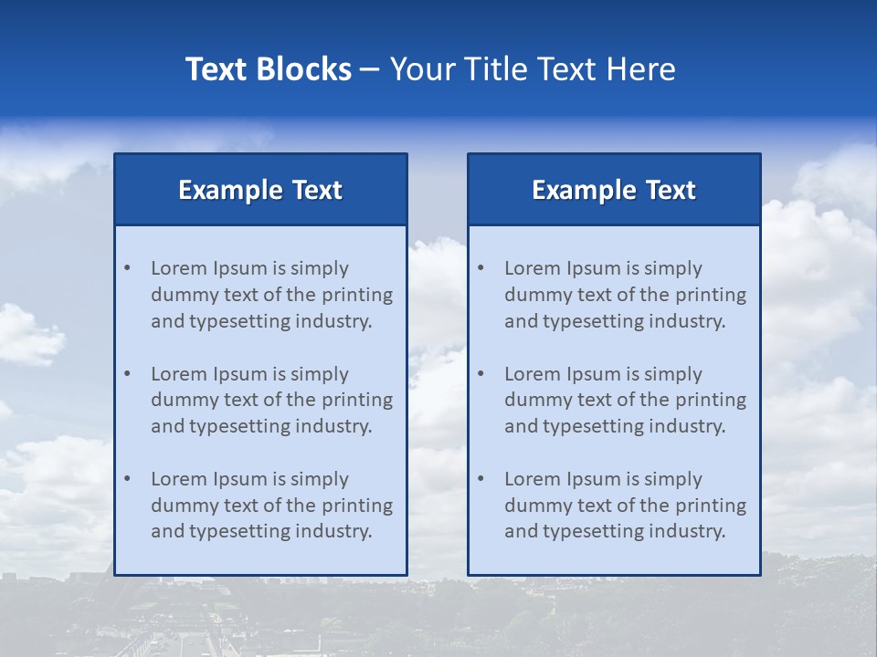 History View Paris PowerPoint Template