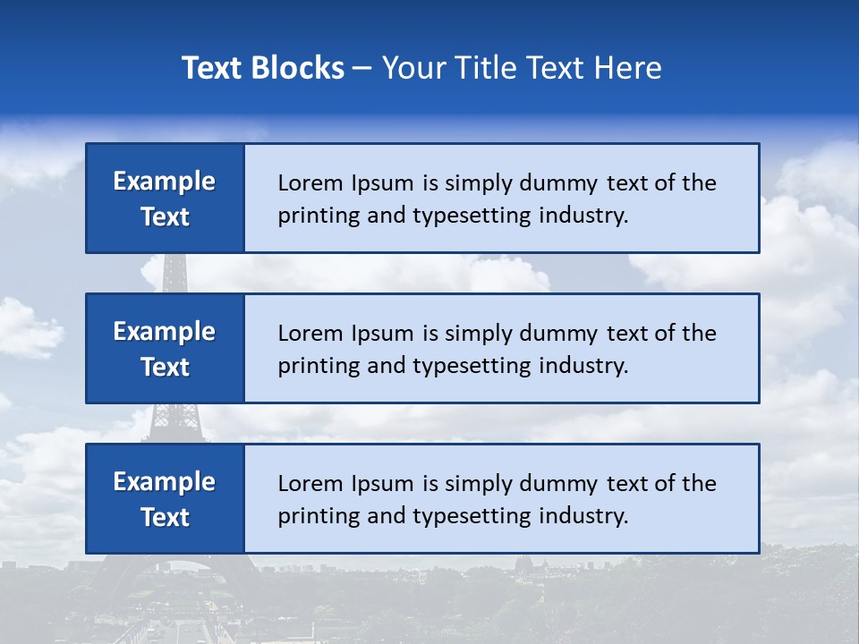 History View Paris PowerPoint Template