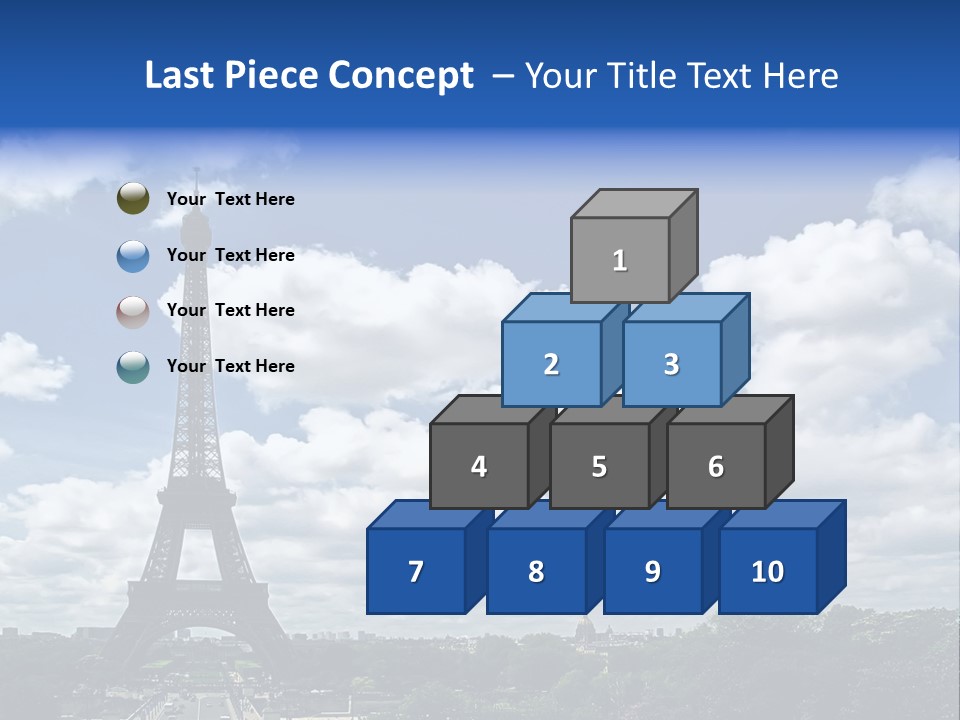 History View Paris PowerPoint Template