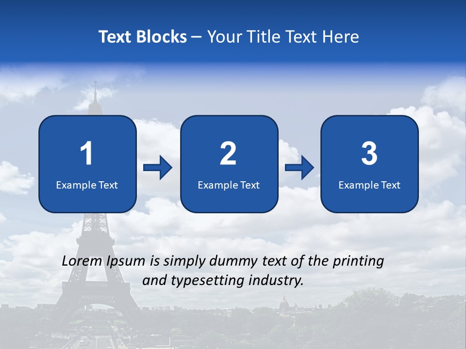 History View Paris PowerPoint Template