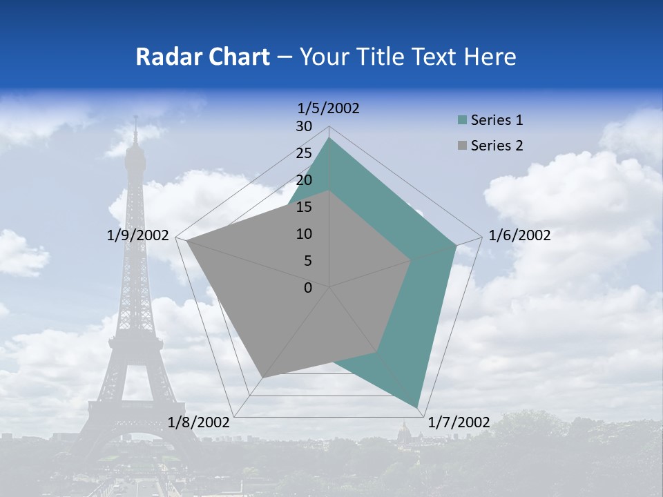 History View Paris PowerPoint Template