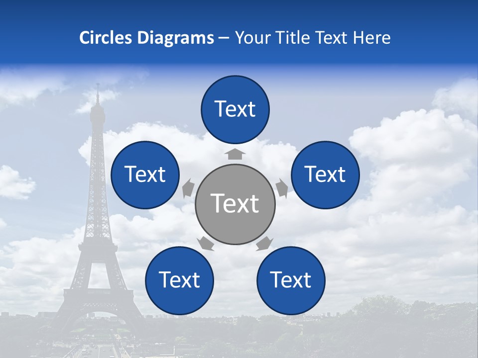 History View Paris PowerPoint Template