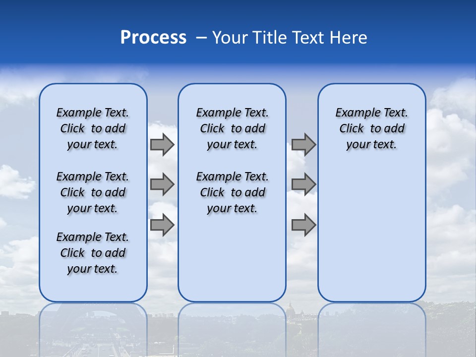 History View Paris PowerPoint Template