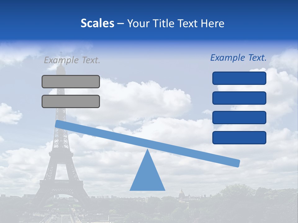 History View Paris PowerPoint Template