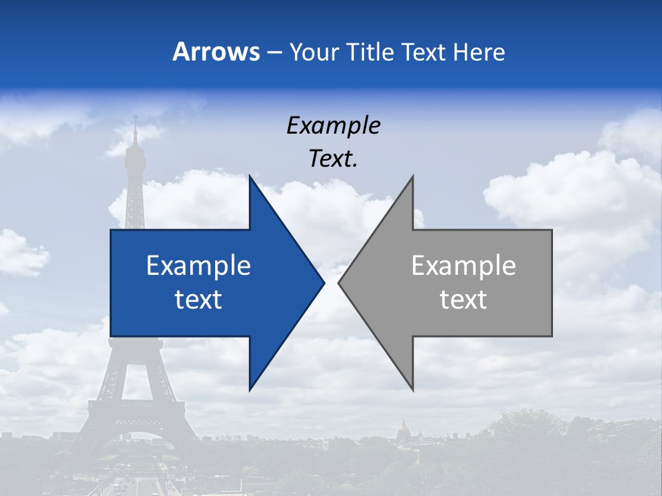 History View Paris PowerPoint Template