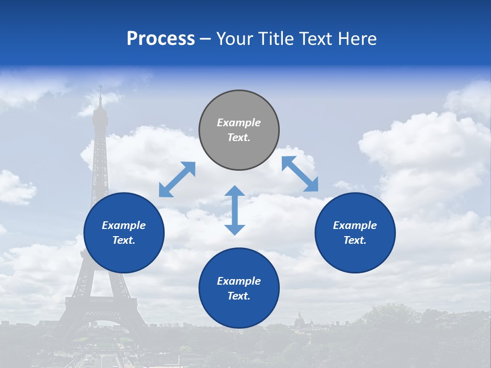 History View Paris PowerPoint Template