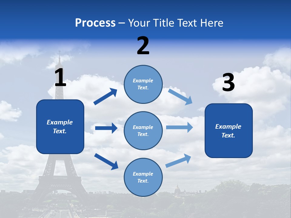 History View Paris PowerPoint Template