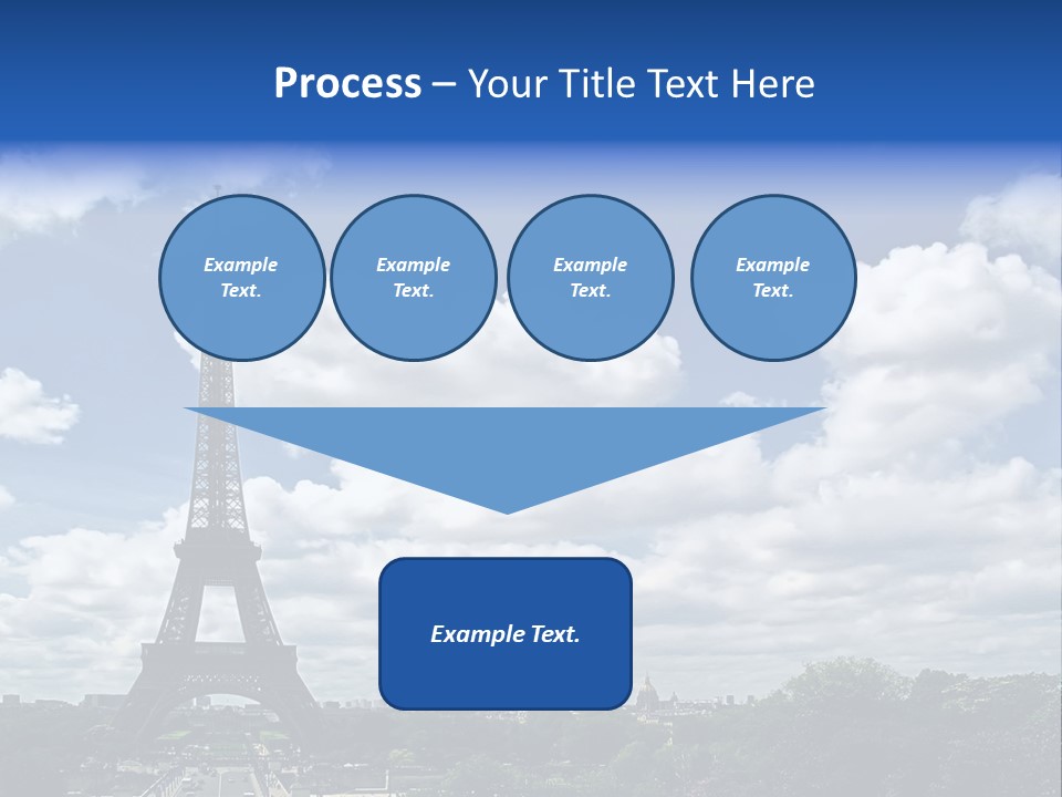 History View Paris PowerPoint Template
